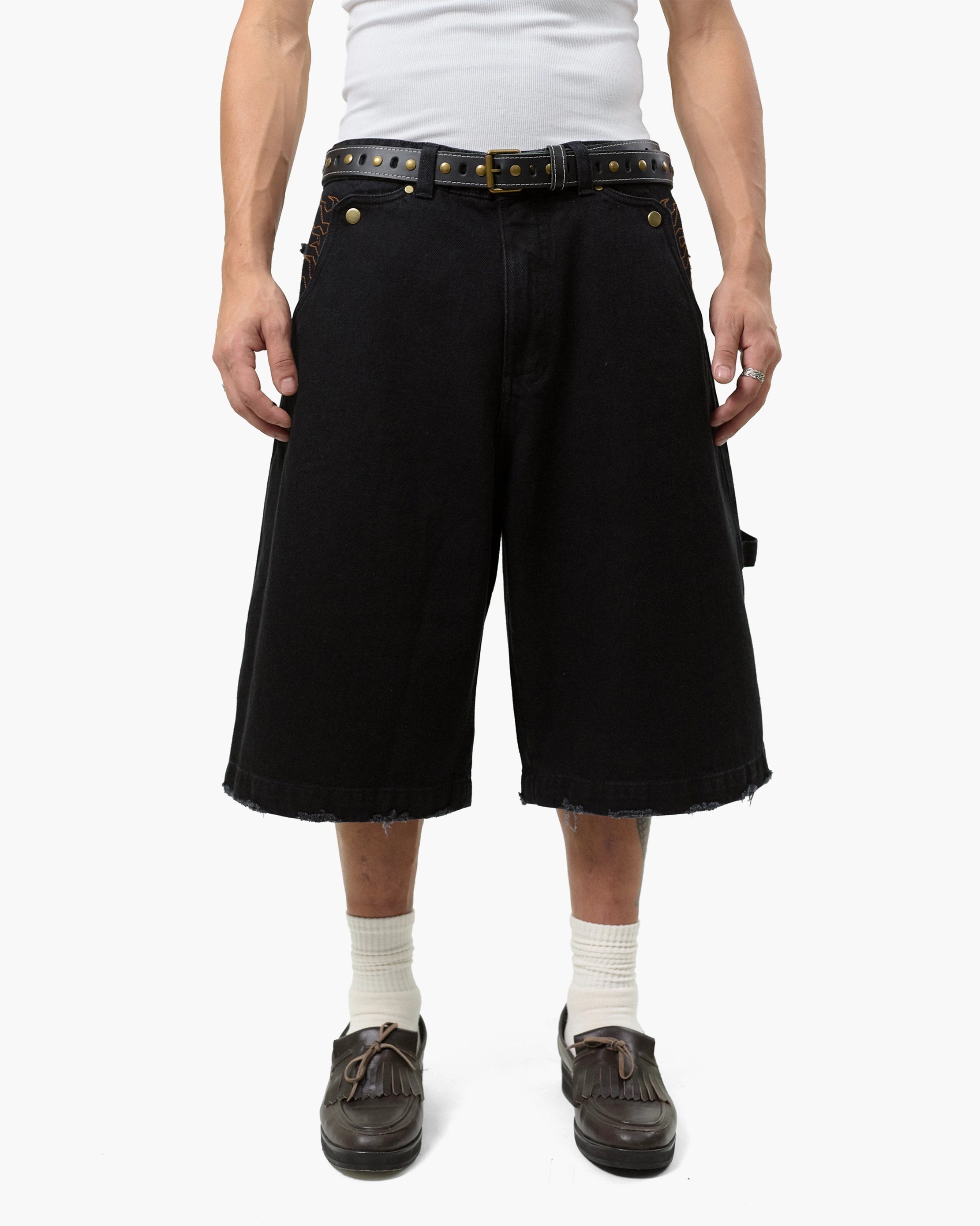 Bermuda Jeans "Desconstruída"