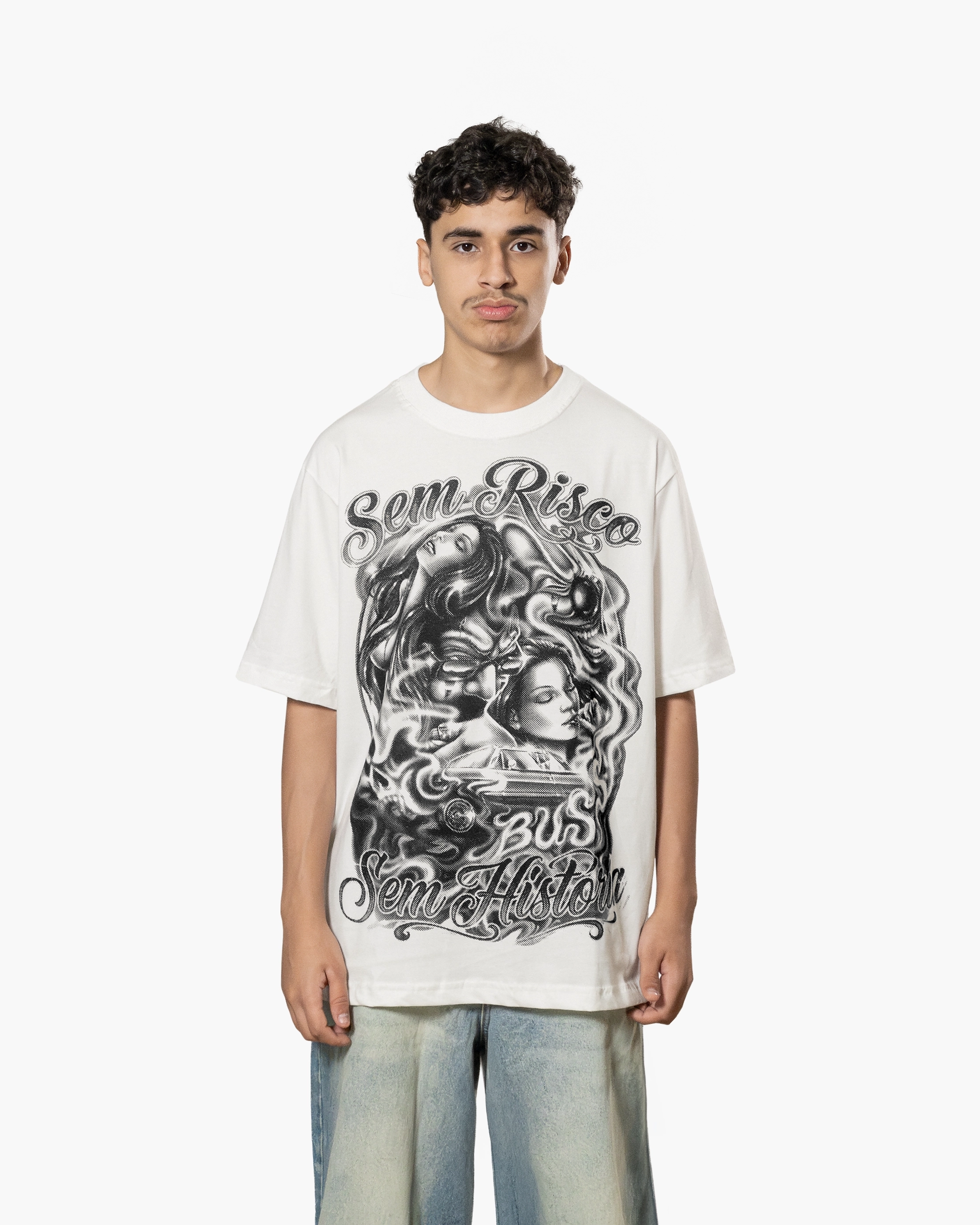 Camiseta "La Vibe" Branca