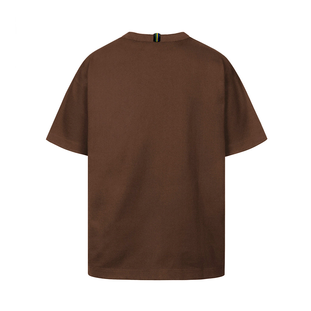 Camiseta “Brush Strokes” Marrom