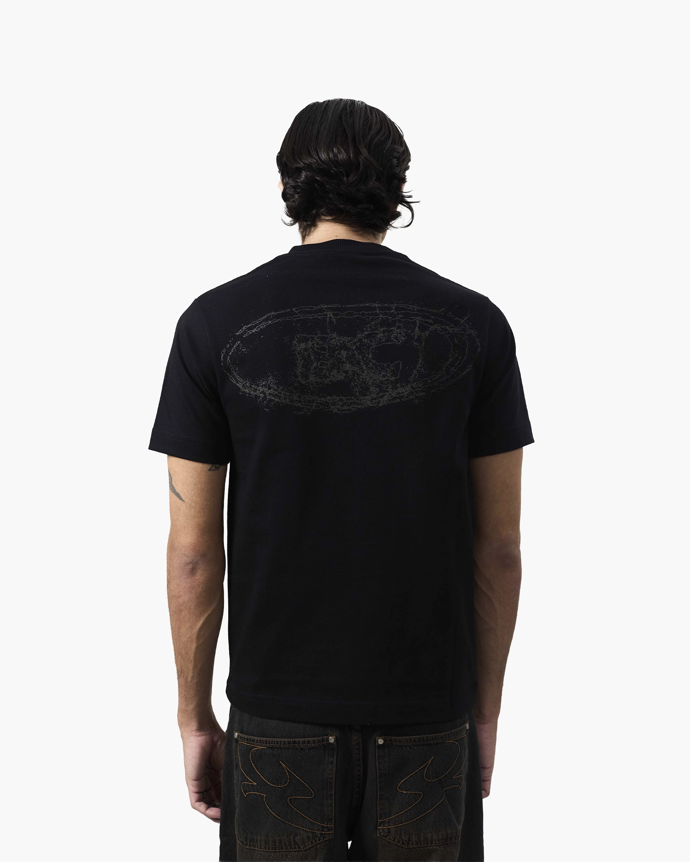 Camiseta "Logo Remix" Preta