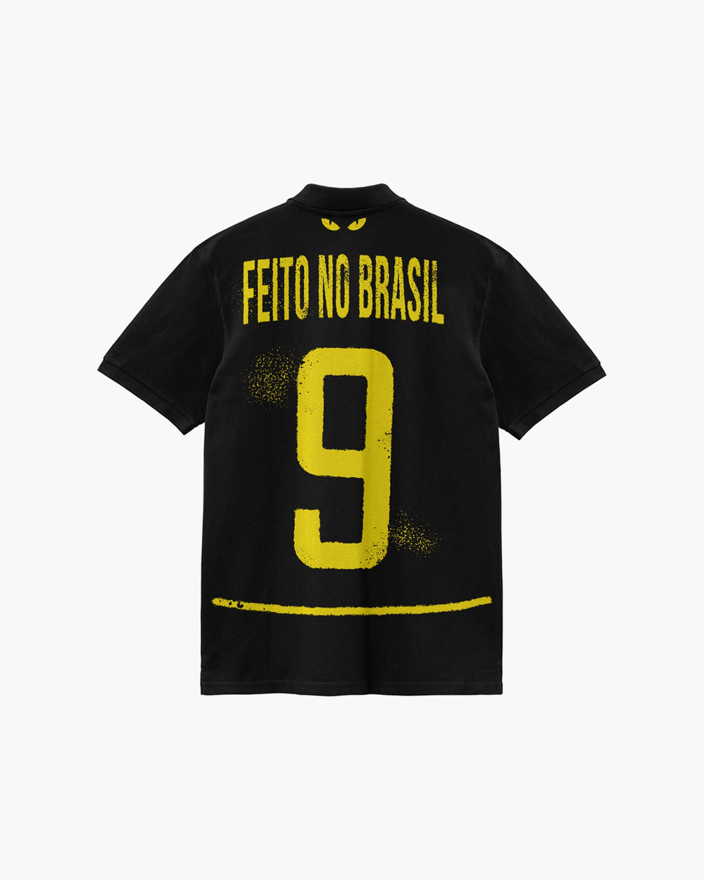 Camisa Polo "Brasil" Preta