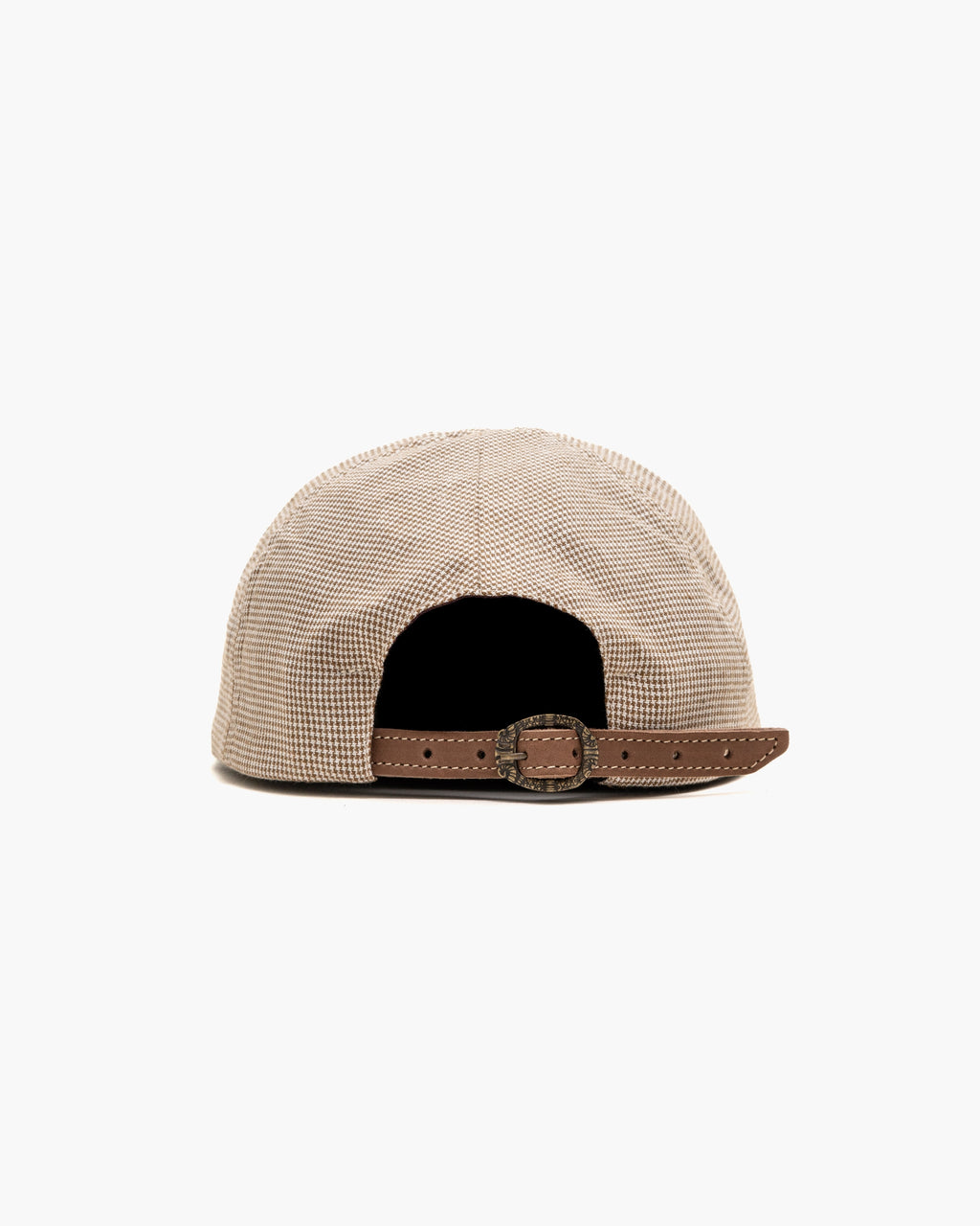 Boné Trucker "Pied Poule" Bege