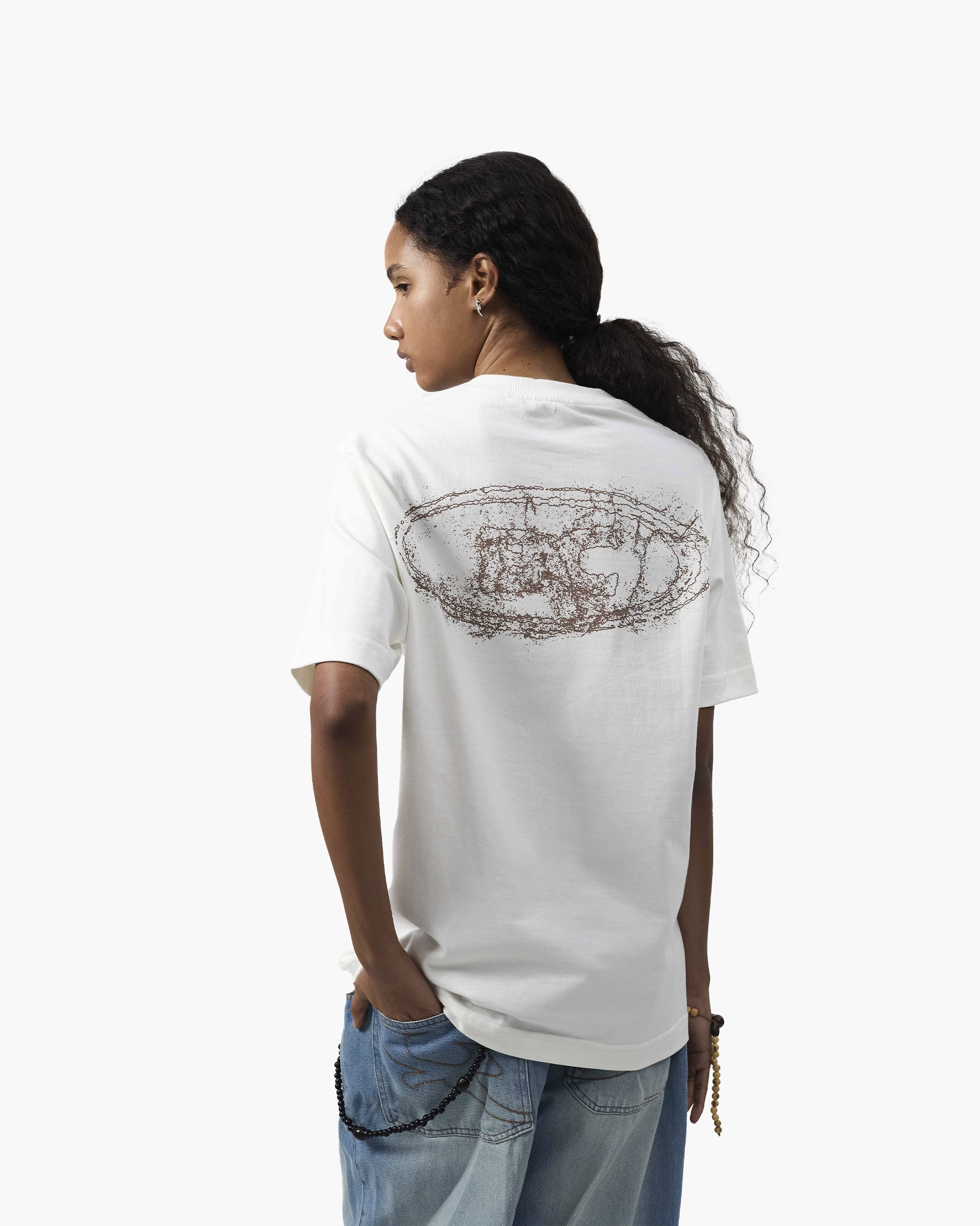 Camiseta "Logo Remix" Branca