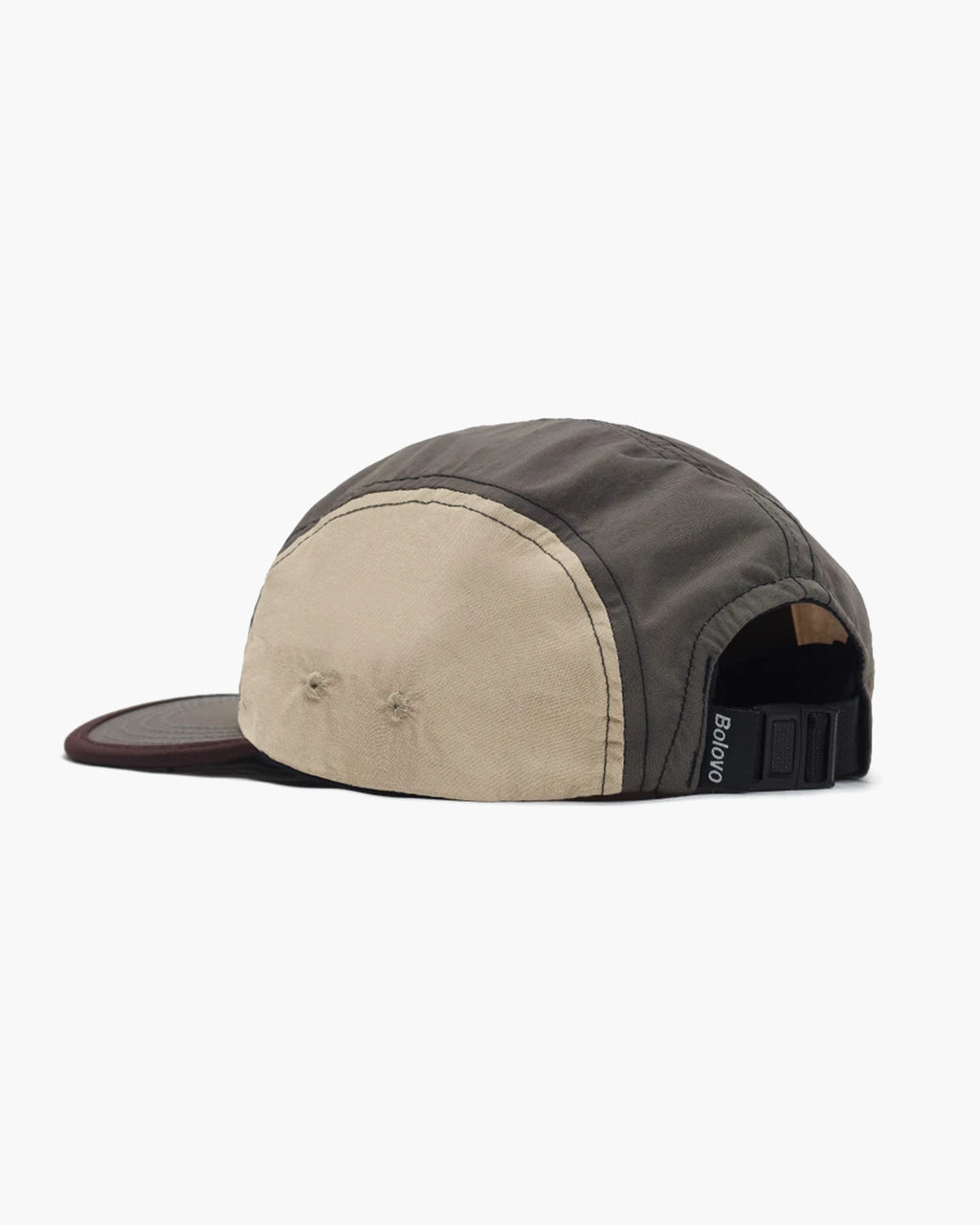 Boné Five Panel "Colorblock" Marrom