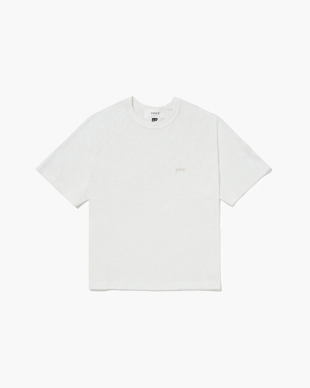 Camiseta “Waffle Knit" Branca