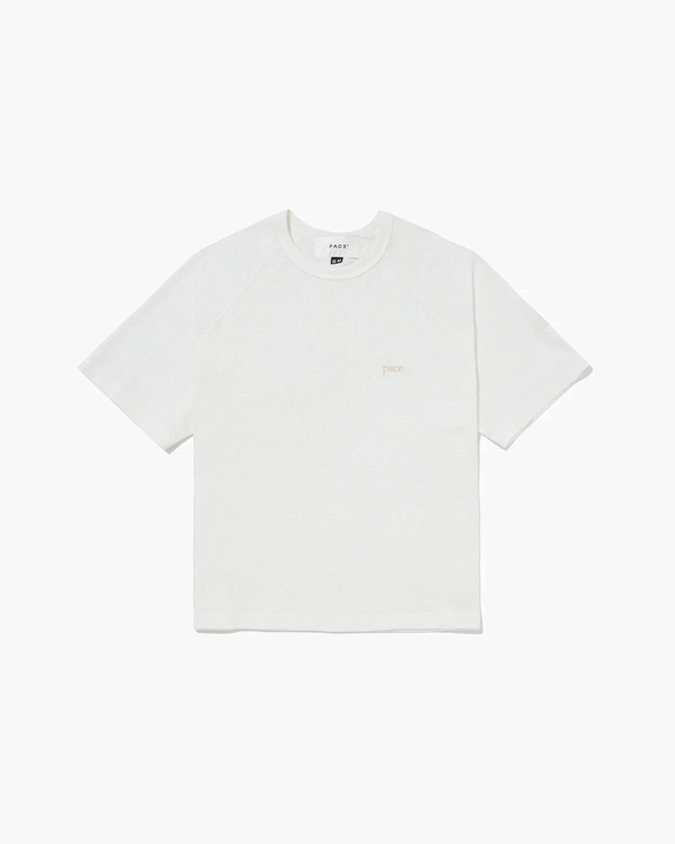 Camiseta “Waffle Knit" Branca