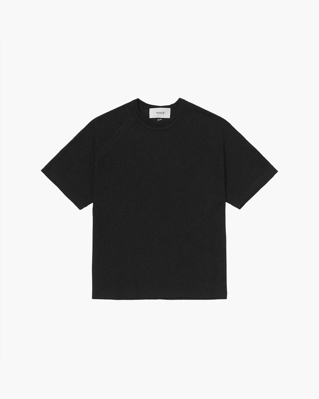 Camiseta “Waffle Knit" Preta