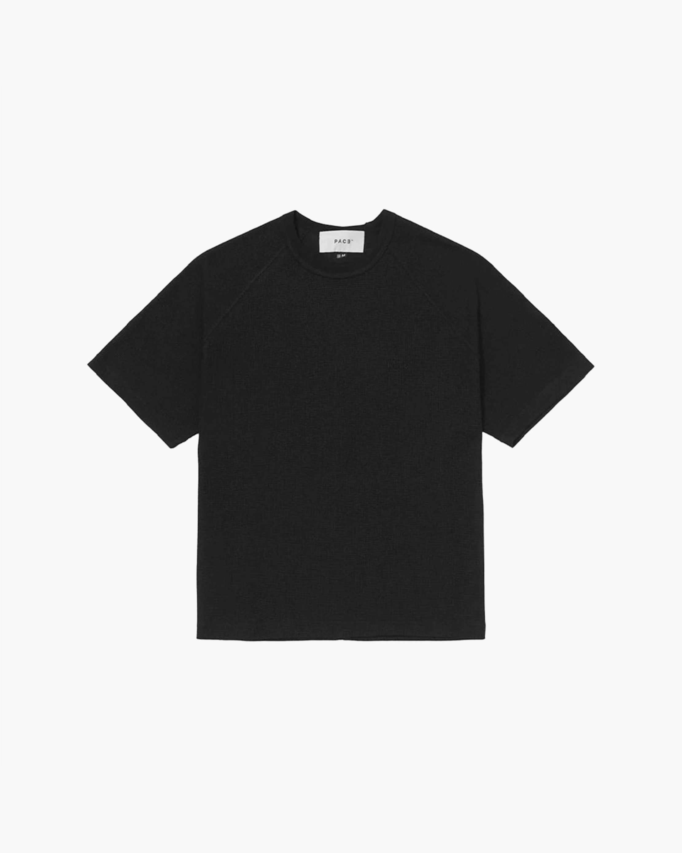 Camiseta “Waffle Knit" Preta