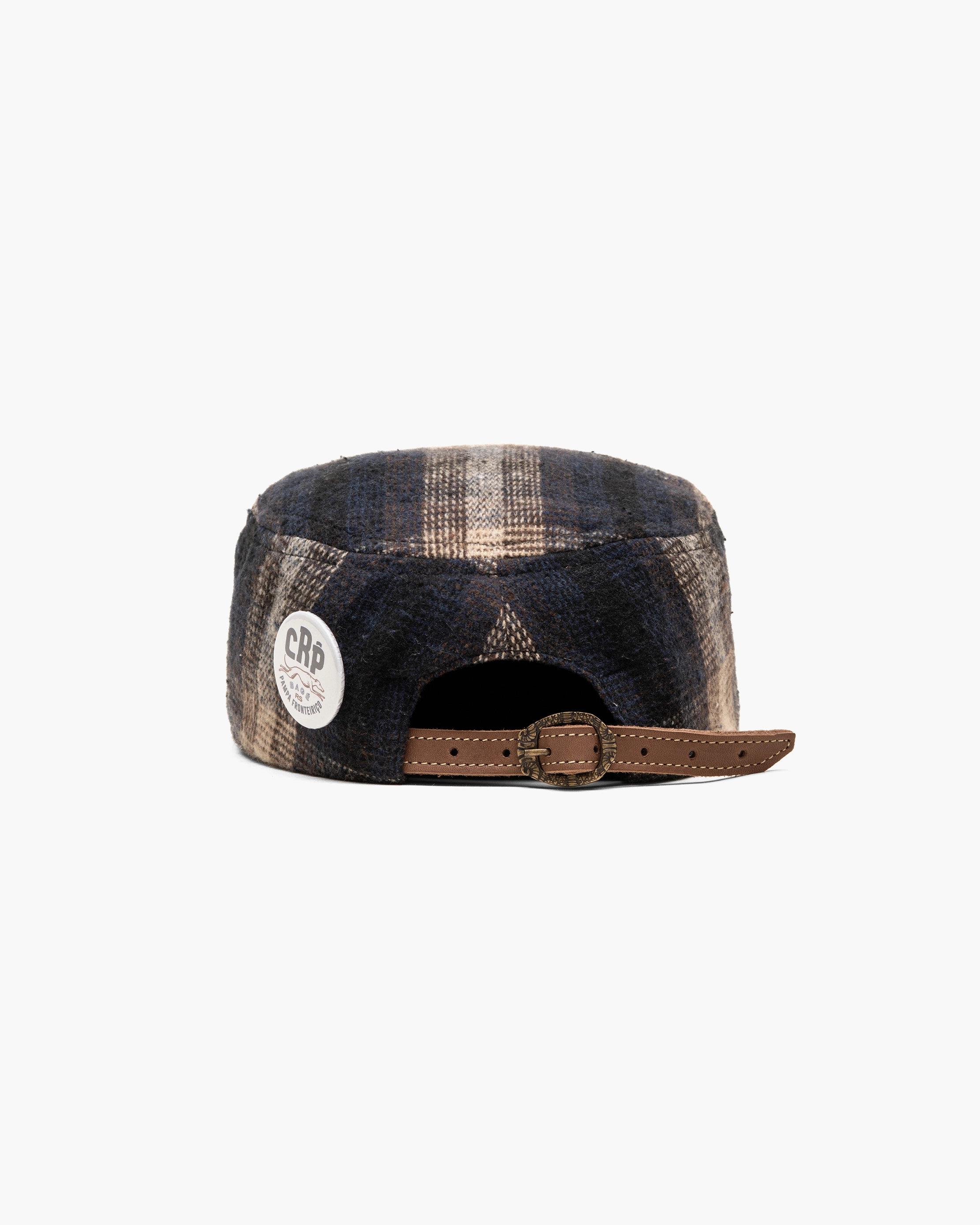 Boné "Pill Box" Xadrez