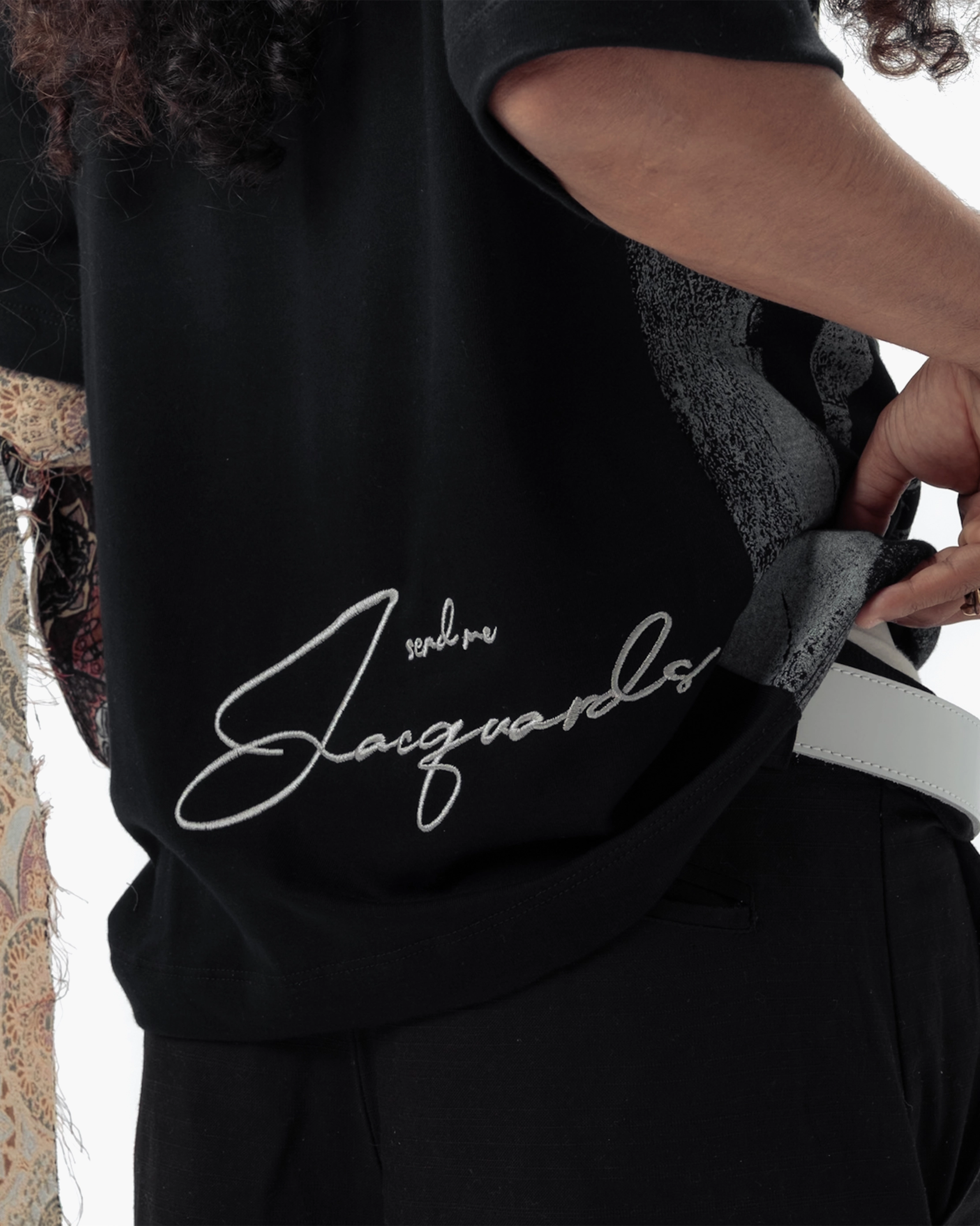Camiseta "Diretoria JACQUARD.67" Preta